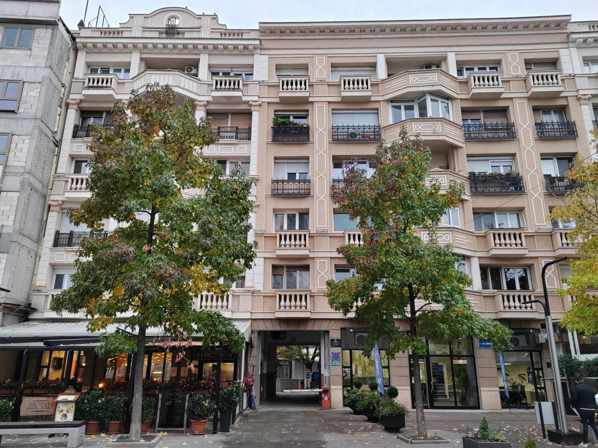 City Sqare Apartment Verde Skopje Esterno foto